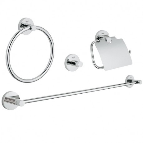 GROHE Essentials sada doplnkov do kúpelne 4v1 chróm 40776001