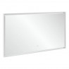 Villeroy & Boch SUBWAY 3.0 zrkadlo obdĺžnikové 140 x 75 cm, s LED osvetlením, rám biela matná, A4631400