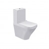 Duravit DuraStyle WC kombi misa, bez nádržky a sedátka, s WonderGliss, biela 21550900001