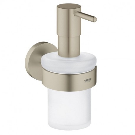 GROHE Essentials dávkovač tekutého mydla s držiakom brúsený nikel 40448EN1