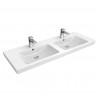 VILLEROY & BOCH Subway 2.0 dvojumývadlo 130x47cm Biela Alpin 7175D001