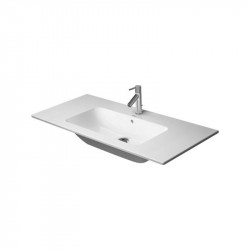 DURAVIT ME by Starck 103 x 49 cm nábytkové umývadlo s prepadom, biele s úpravou WonderGliss 23361000001