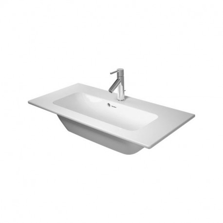 DURAVIT ME by Starck Compact 83 x 40 cm nábytkové umývadlo s prepadom, biele s úpravou WonderGliss 23428300001