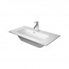 DURAVIT ME by Starck Compact 83 x 40 cm nábytkové umývadlo s prepadom, biele s úpravou WonderGliss 23428300001