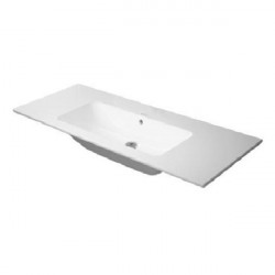 DURAVIT ME by Starck 123 x 49 cm nábytkové umývadlo bez otvoru pre batériu, biele 2336120060