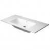 DURAVIT ME by Starck 103 x 49 cm nábytkové umývadlo, bez otvoru pre batériu, biele 2336100060