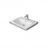 DURAVIT Dura Style nábytkové umývadlo 100 x 48 cm s prepadom, biele s úpravou WonderGliss 23201000001