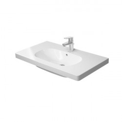 Duravit D-CODE umývadlo 85 x 48 cm s otvorom pre batériu biele 03428500002