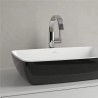 VILLEROY & BOCH Artis umývadlo na dosku (miska) hranaté 58 x 38 cm, Coal Black 417258BCT8