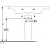 Villeroy & Boch SUBWAY 3.0 umývadlo bez prepadu s otvorom pre batériu 1000 x 470 mm, Biela Alpin Ceramic Plus, 4A70A2R1