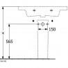 Villeroy & Boch SUBWAY 3.0 umývadlo na skrinku bez prepadu bez otvoru pre batériu , 800 x 470 mm, Biela Alpin , 4A708301