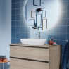 Duravit D-NEO umývadlo na dosku 60 x 40 cm,bez prepadu, biela s WonderGliss, 23726000701