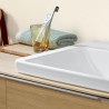 Villeroy & Boch SUBWAY 3.0 umývadlo bez prepadu bez otvoru pre batériu spodná strana brúsená, 600 x 470 mm, Biela Alpin Ceramic