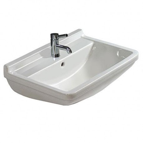 Duravit STARCK 3 umývadlo 60 x 45 cm biele s úpravou WonderGliss 03006000001