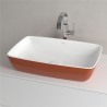 VILLEROY & BOCH Artis umývadlo na dosku (miska) hranaté 58 x 38 cm, Rust, 417258BCW8