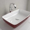 VILLEROY & BOCH Artis umývadlo na dosku (miska) hranaté 58 x 38 cm, Bordeaux, 417258BCS9