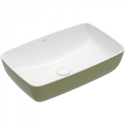 VILLEROY & BOCH Artis umývadlo na dosku (miska) hranaté 58 x 38 cm, Sage Green, 417258BCS8