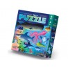 Crocodile Greek Puzzle holografické Žralok 60ks