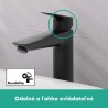 Hansgrohe Logis páková umývadlová batéria 190, EcoSmart, matná čierna 71091670