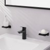 Hansgrohe Logis páková umývadlová batéria 100 s odtokovou súpravou, EcoSmart, matná čierna 71100670