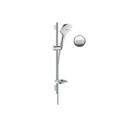 Hansgrohe Raindance Select E sprchový set 120 3jet so sprchovou tyčou 0,65m s mydelničkou biela/chróm, 26620400