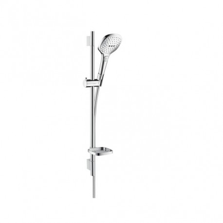 Hansgrohe Raindance Select E sprchový set 120 3jet so sprchovou tyčou 0,65m s mydelničkou chróm, 26620000