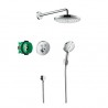 Hansgrohe Raindance Select S sprchový systém 240 2jet s termostatom ShowerSelect S pod omietku chróm, 27297000