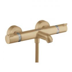 Hansgrohe Ecostat Comfort termostatická vaňová batéria, kartáčovaný bronz, 13114140