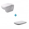 DURAVIT D-CODE set 2v1 závesná WC misa + WC sedátko bez SoftClose 45351900A1