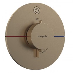 HANSGROHE ShowerSelect Comfort S batéria sprchová podomietková termostatická pre 1 spotrebič kartáčovaný bronz 15553140