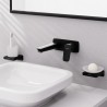 Hansgrohe Logis umývadlová batéria pod omietku vyloženie 195 mm, EcoSmart, matná čierna 71220670