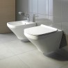 DURAVIT Dura Style závesná WC misa Rimless so sedátkom SoftClose 37 x 54 cm biela 45510900A1