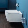 DURAVIT ME by Starck závesné WC s doskou SoftClose, Rimless, s WonderGliss, biela 45290900A11