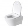 Duravit D-NEO závesná WC misa 37 x 54 cm, Rimless, skryté upevnenie Durafix, biela 2577090000