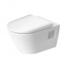 Duravit D-NEO závesná WC misa 37 x 54 cm, Rimless, biela HygieneGlaze, 2578092000