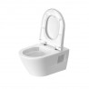 Duravit D-NEO závesná WC misa 37 x 54 cm, Rimless, biela HygieneGlaze, 2578092000