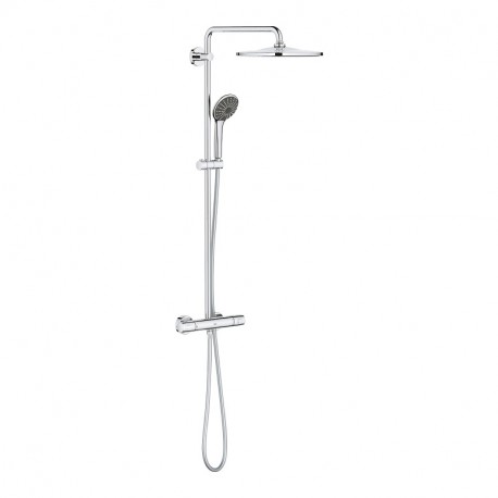 Grohe Vitalio Joy - Sprchový set 310 s termostatom na stenu, 3 prúdy, chróm 26400001