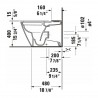 DURAVIT D-NEO kombi WC Rimless + nádržka + sedátko s pomalým sklápaním SoftClose biela, 2002090000+0944000085+ 0021690000