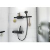 Hansgrohe WallStoris set sprchovej hlavice 105, 3 prúdy, termostatu a kúpeľňových doplnkov, matná čierna 24250670