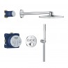 GROHE Precision SmartControl Concealed 310 Cube systém sprchový podomietkový termostatický chróm 34874000