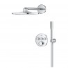 GROHE Precision SmartControl Concealed 310 Cube systém sprchový podomietkový termostatický chróm 34874000