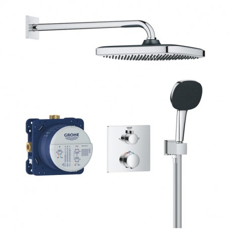 GROHE Precision Concealed 250 Vitalio Comfort systém sprchový podomietkový termostat chróm 34882000