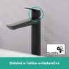 Hansgrohe Logis umývadlová batéria 240 Fine EcoSmart, s výpusťou s tiahlom, matná čierna 71257670