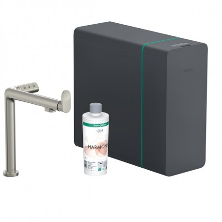 HANSGROHE Aqittura batéria drezová SodaSytem 240 1jet vzhľad nerezu 76837800