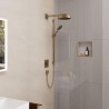 HANSGROHE Rainfinity 130 set sprchový so sprchovou tyčou 90 cm kartáčovaný bronz 28743140