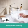 HANSGROHE Tecturis E 110 batéria umývadlová stojanková, EcoSmart+, chróm 73011000