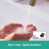 HANSGROHE Tecturis S 150 batéria umývadlová stojanková s odtokovou súpravou Push-Open kartáčovaný bronz 73340140