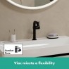 HANSGROHE Tecturis S 150 batéria umývadlová stojanková, CoolStart, EcoSmart+, matná čierna 73341670