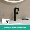 HANSGROHE Tecturis S 210 batéria umývadlová stojanková s odtokovou súpravou s tiahlom matná čierna 73360670