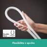 HANSGROHE Pulsify S sprchová sada 100 1jet EcoSmart+ so sprchovou tyčou 90 cm, matná biela 24383700